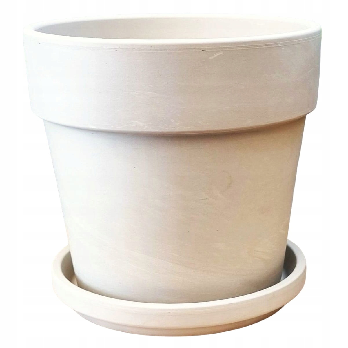 Doniczka gliniana Calima Granit 24cm Z Podstawką donica z terakoty