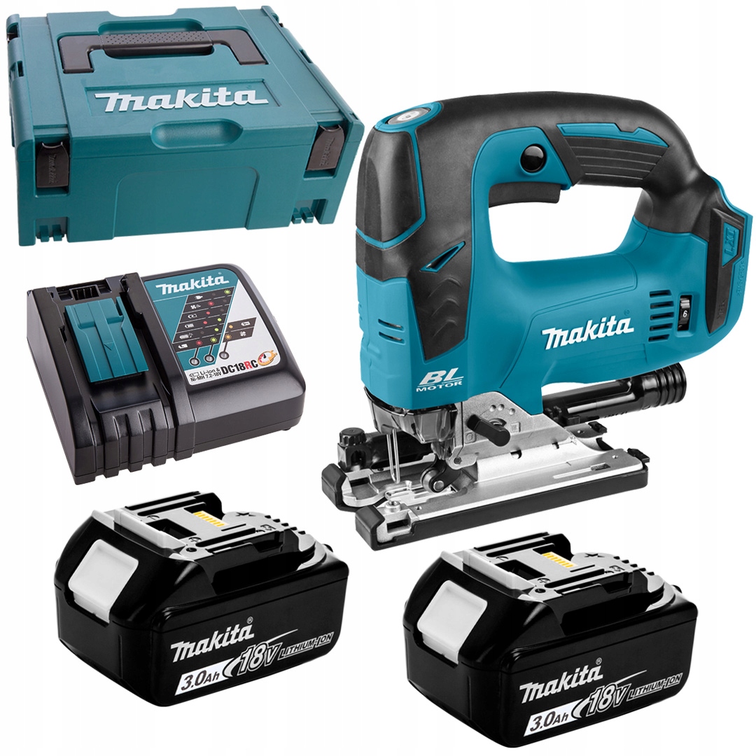 Akumulátorová přímočará pila 18V 6-rychlostní 2x3Ah Makita DJV182RFJ