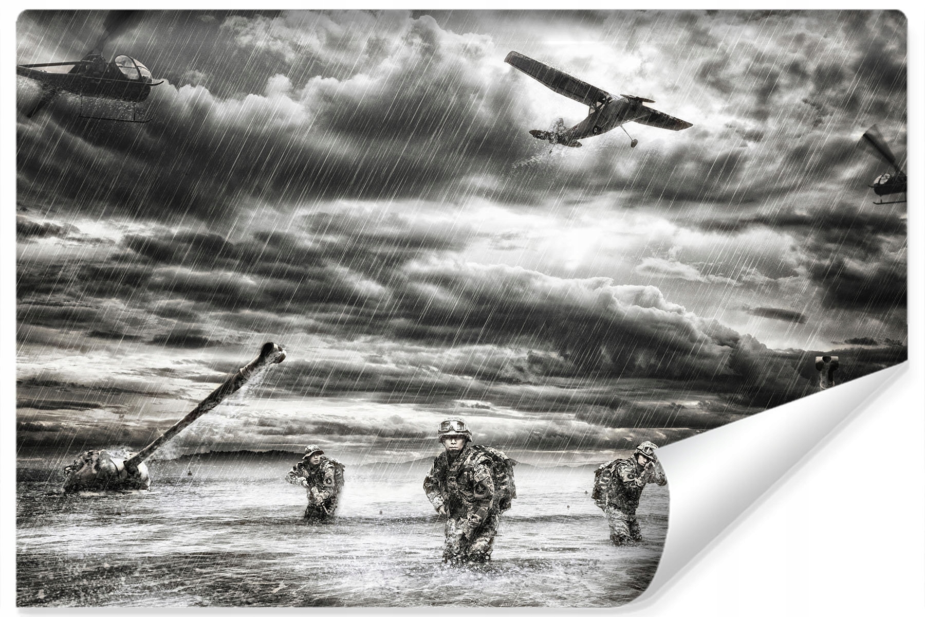 Fototapeta Vojáci Militaria Vrtulníky 450x300
