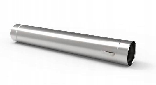 Ks Trubka kyselinovzdorná s ušima, průměr 140 mm, 0,5 mm, 1 m ocel, plynová komínová vložka