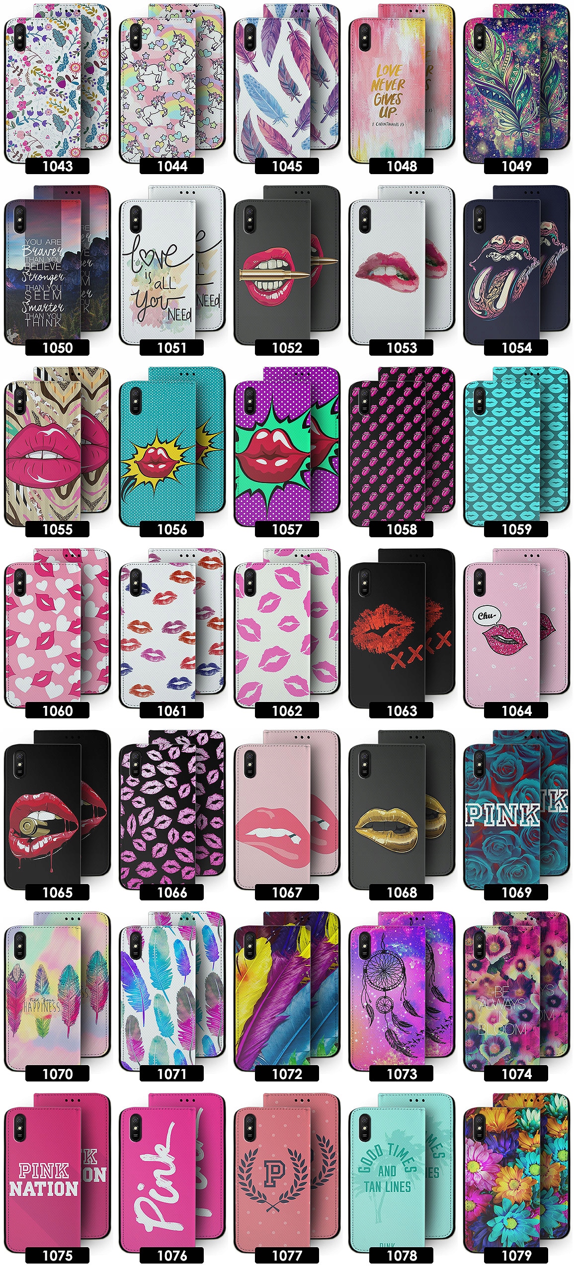ETUI NAJŁADNIEJSZE DO XIAOMI REDMI 9A WZORY TOP100 Kod producenta Pokrowiec Magnes Magnet Case Telefonu