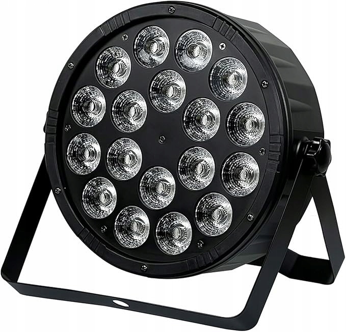 Reflektor Led Par 18x18W Rgbwa Uv DMX sceniczny disco pilot