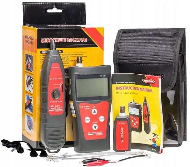 Tester Kabelů Bnc RJ45 RJ11 Usb Vyhledávač Párů NF-300