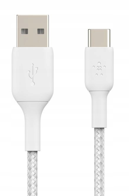 Belkin Usb-c kabel, 3m, bílý odolný