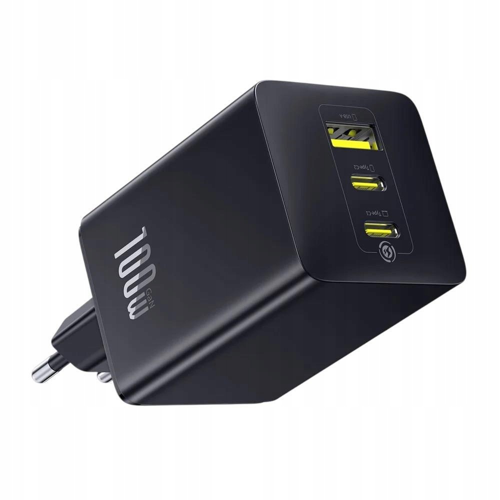 Síťová nabíječka Baseus GaN EnerFill FE11 P10182102123-00, rychlonabíjení 100W, 2x Usb