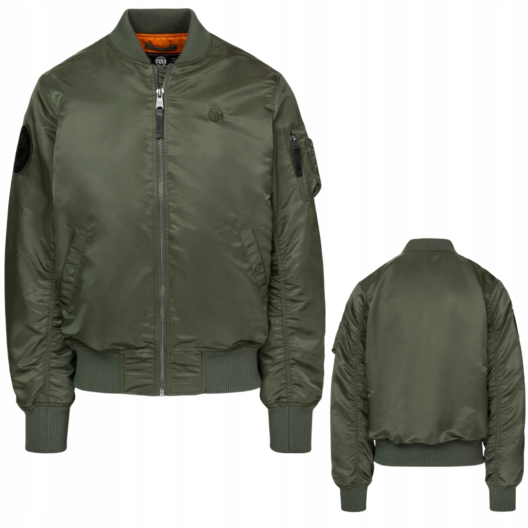 Pitbull West Coast Bomber Přechodová Bunda MA-1 Akron Jacket Olive XL