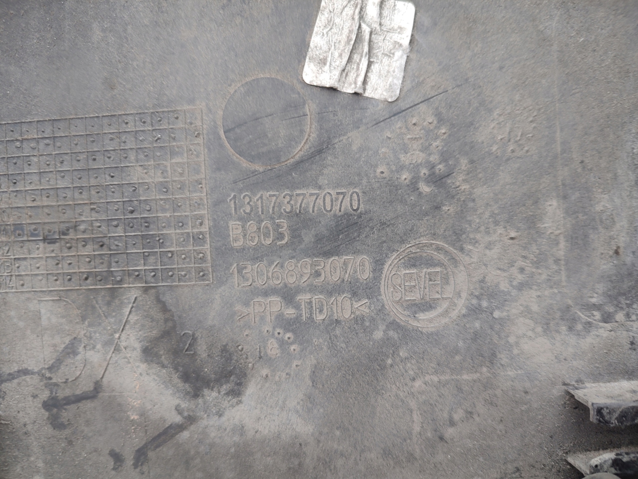moulding side FIAT DUCATO III 1317377070