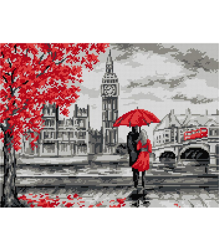 Sada Ariadna kanva mulina vyšívací jehla 30x40 8032