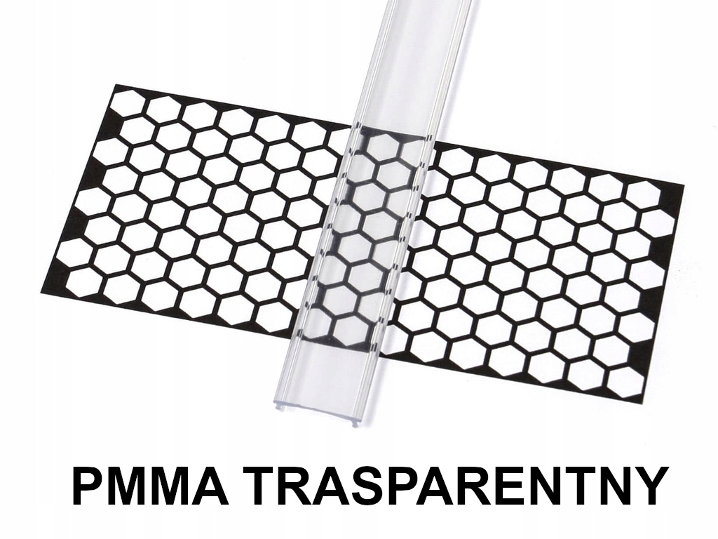 KLOSZ DO PROFILI LED 2M A B C D G H Y Z X - PMMA Stan opakowania oryginalne