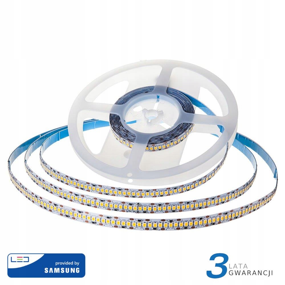 Taśma LED SMD2835 1200LED 1600lm/m 24V IP20 10m Marka V-tac