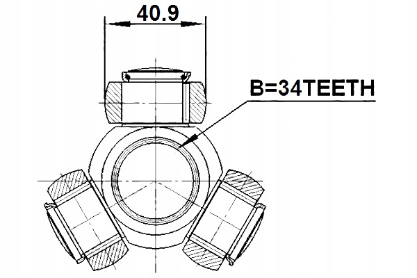 FEBEST TRIPOID FORD MONDEO GE 2000-2007 EU Producent części Febest