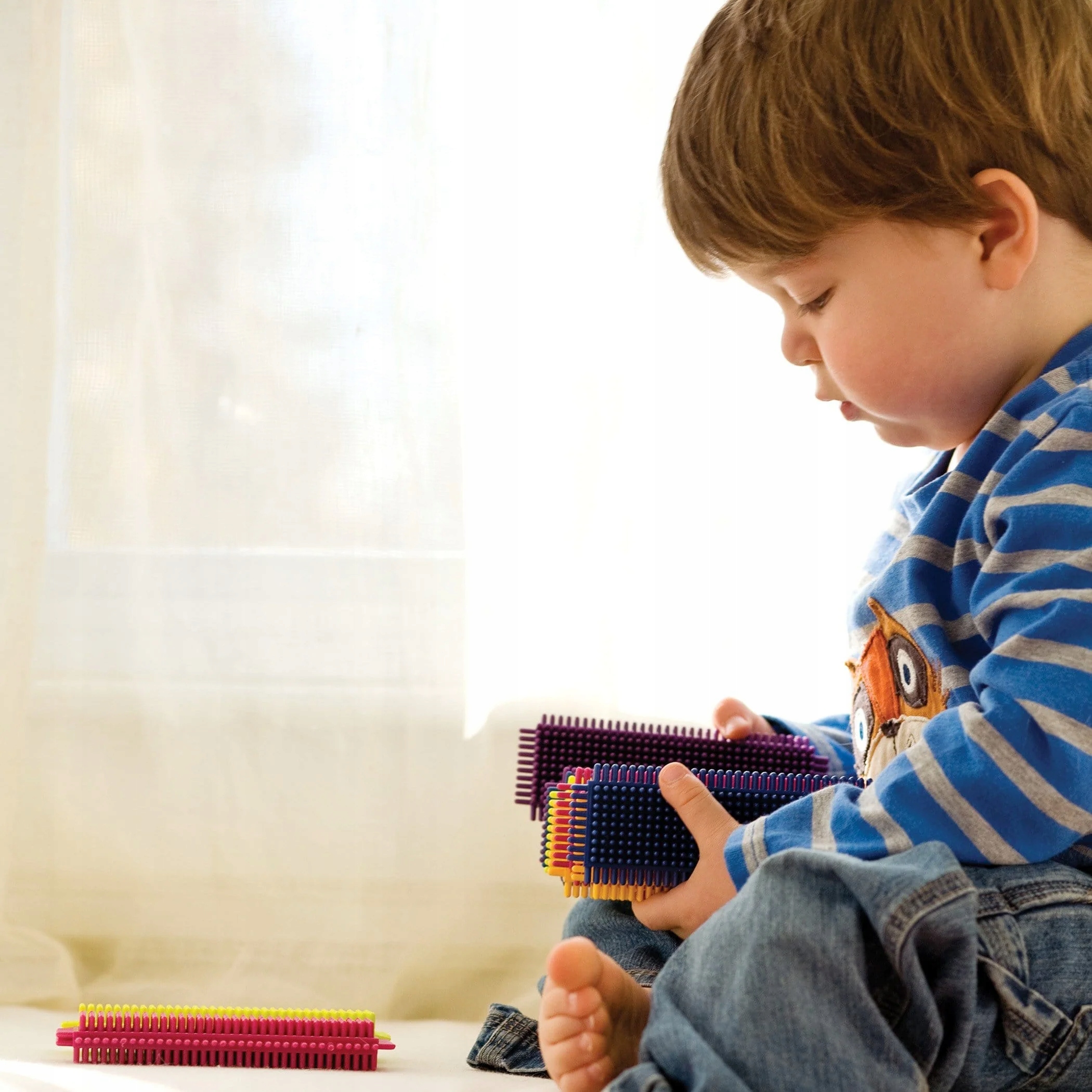 B.Toys Klocki konstrukcyjne Stackadoos w torbie Marka B.Toys