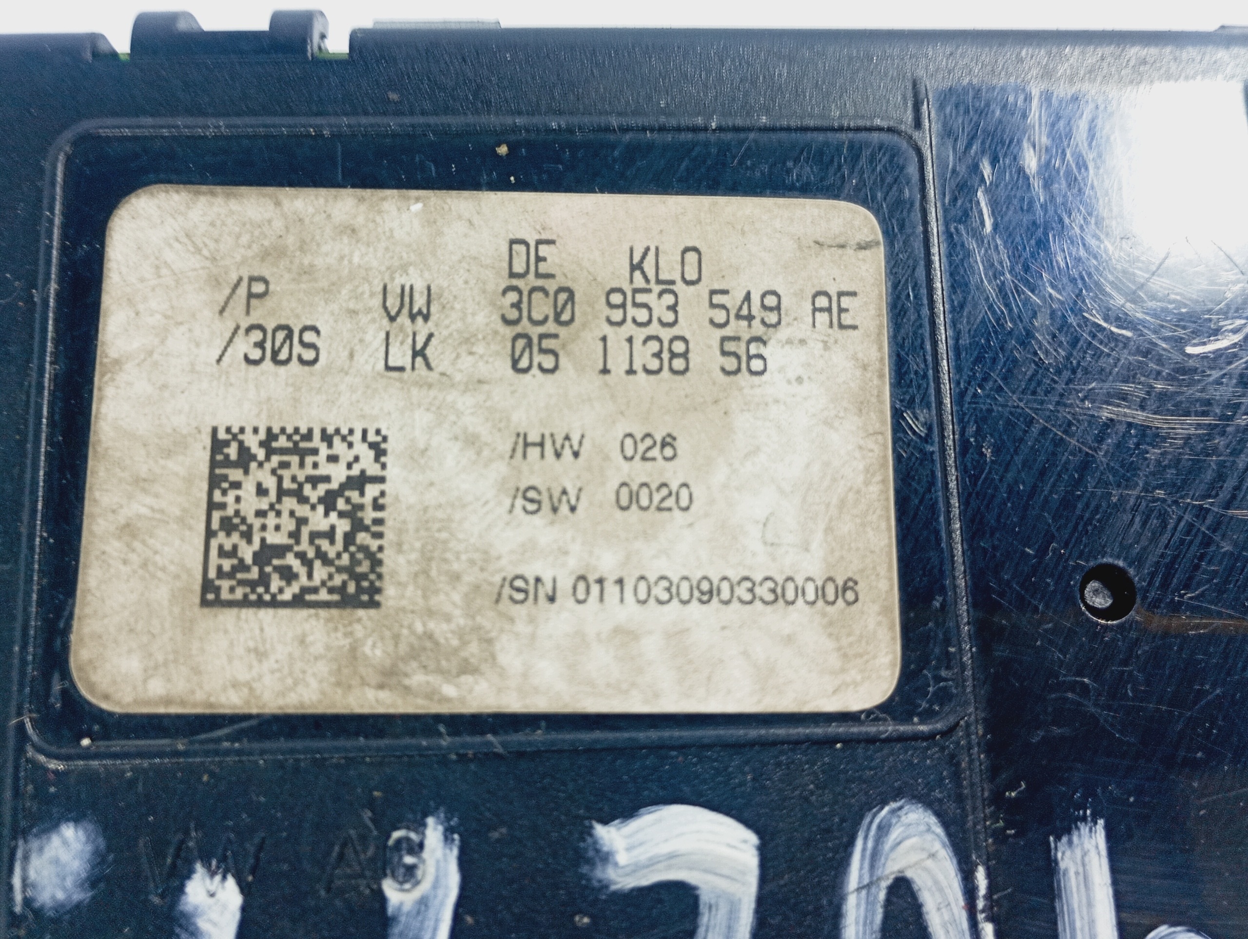 control unit module of the sensor angle steering OE 3C0953549AE VW Passat B6 05-10