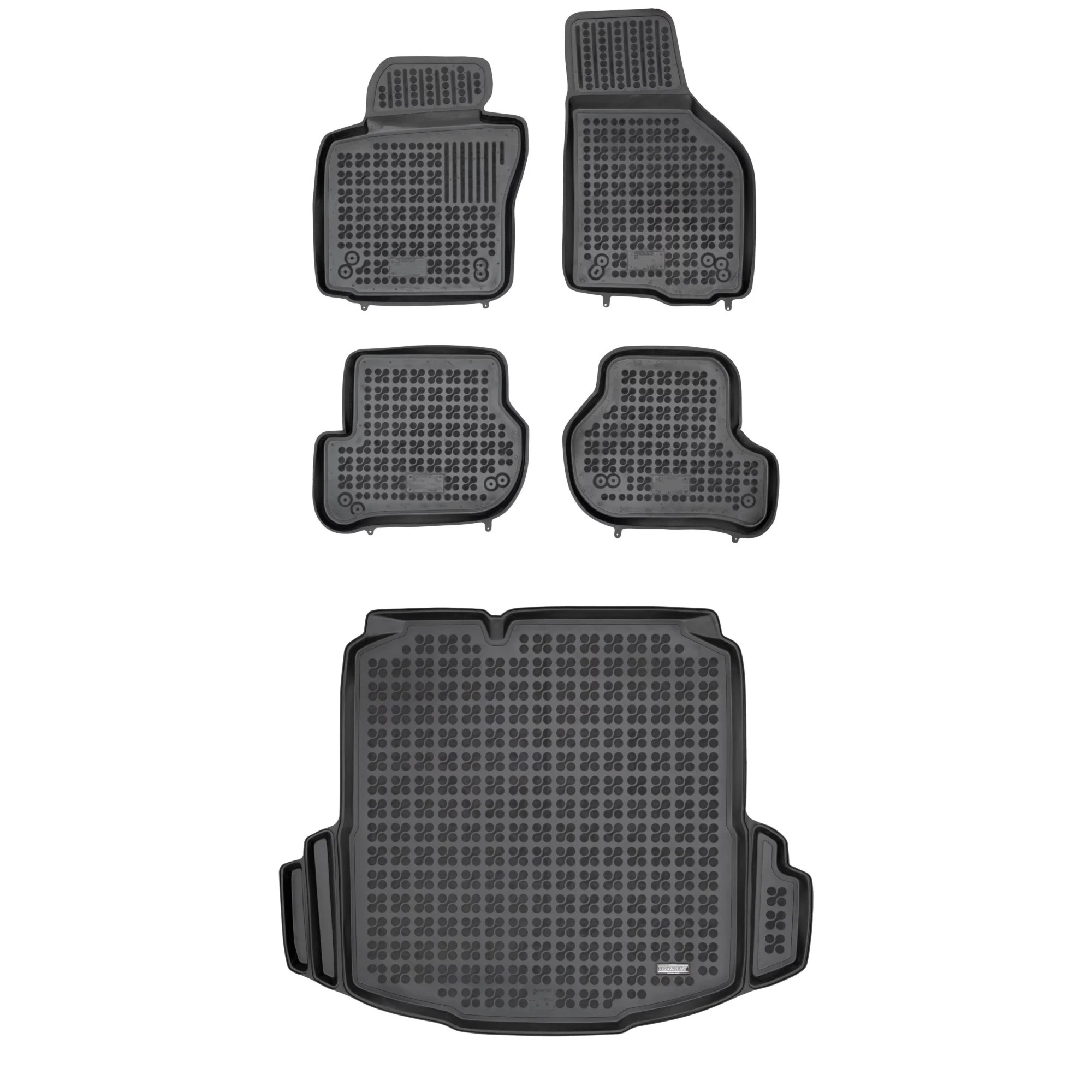 Gumová sada kobercov a rohože Volkswagen Jetta V 2005-2011