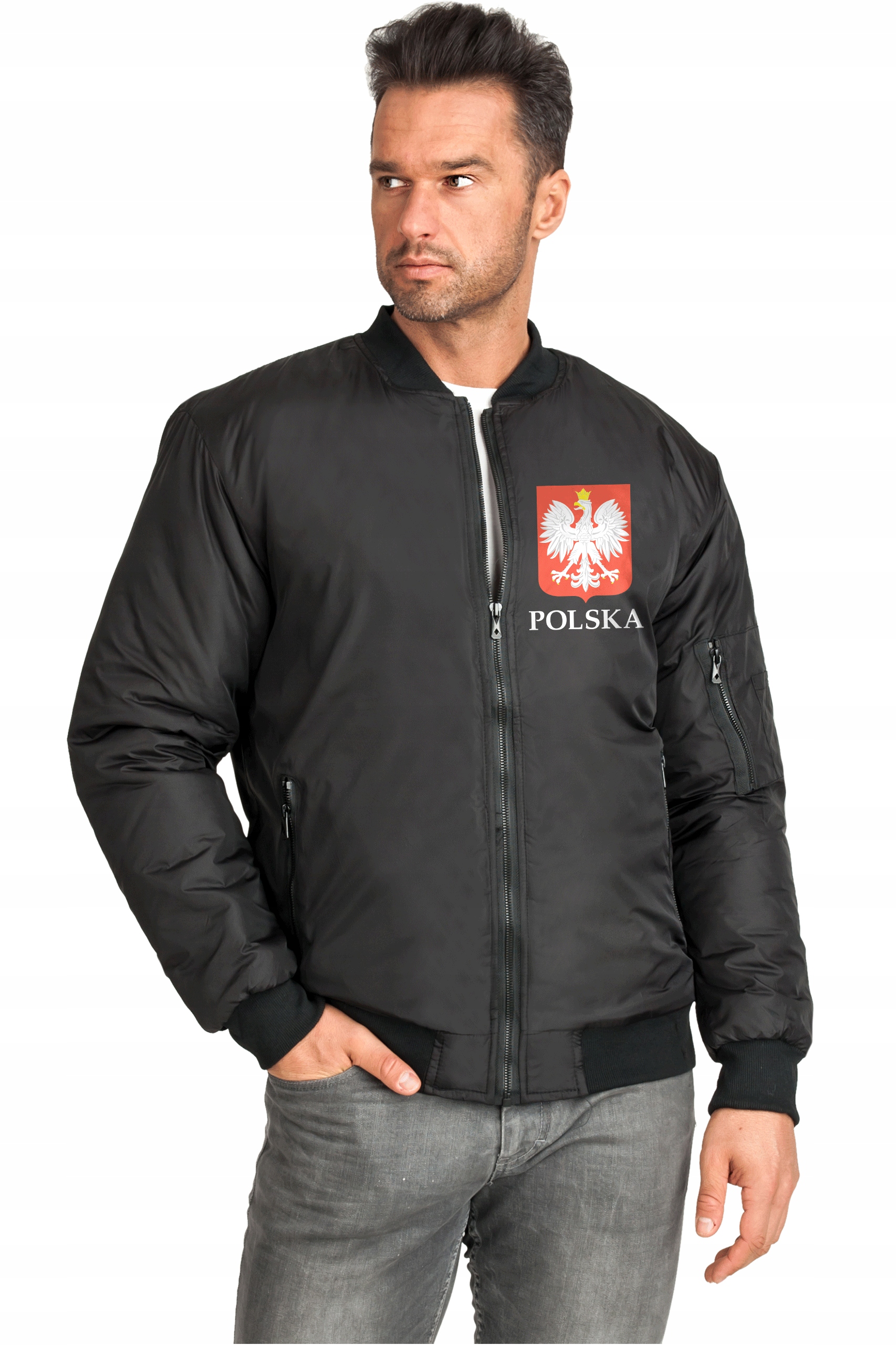 KURTKA MĘSKA BMW CZARNA BOMBERKA PRZEJŚCIOWA XXL Rozmiar XXL