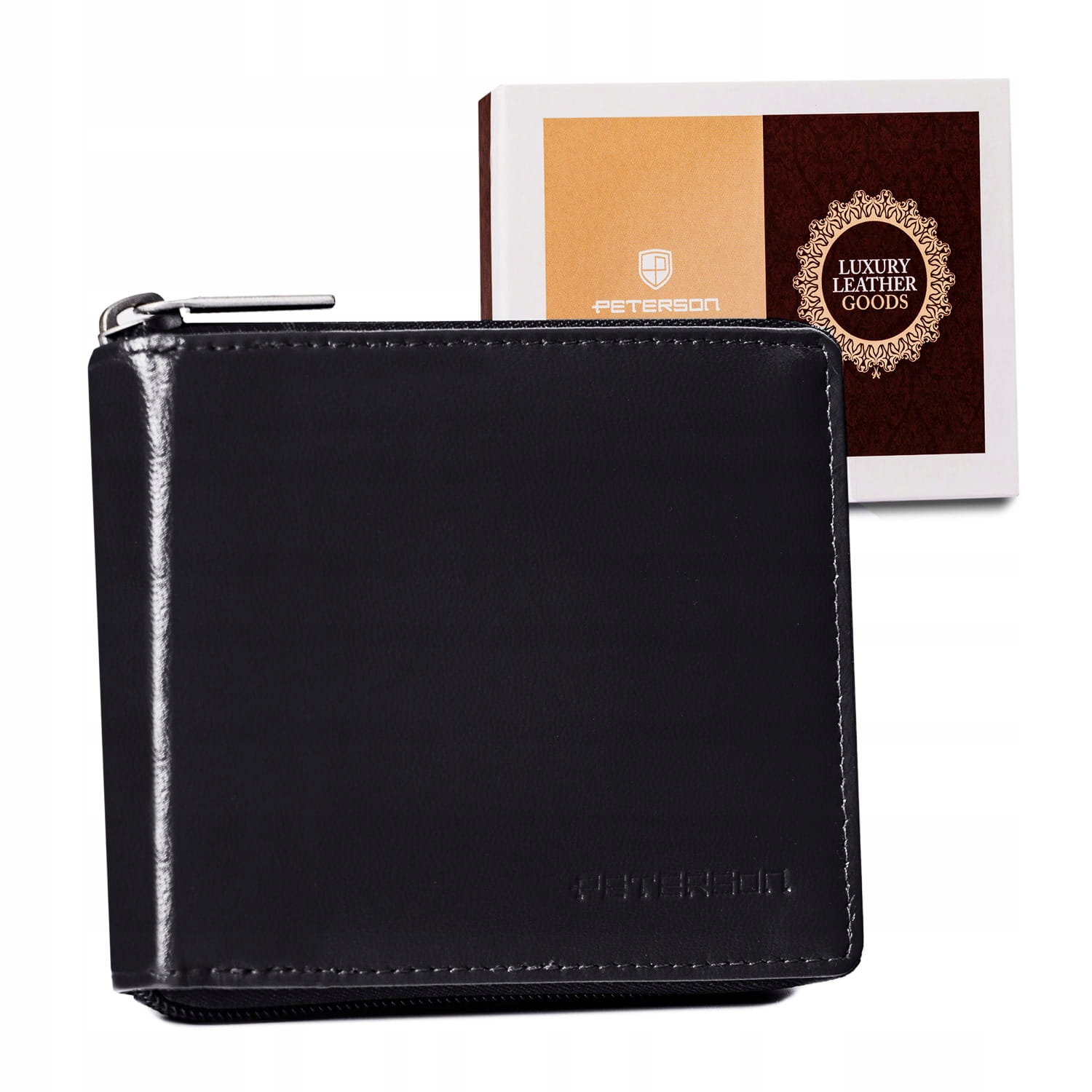 

Peterson mały portfel damski skórzany na zamek