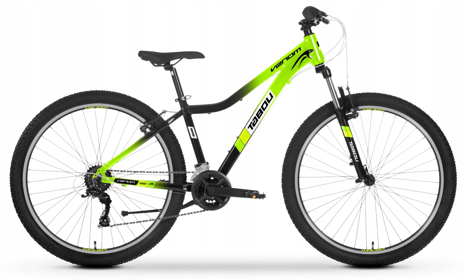Rower Mtb 27,5" rama 17 cali Tabou Venom 1.0 Shimano zielony czarny
