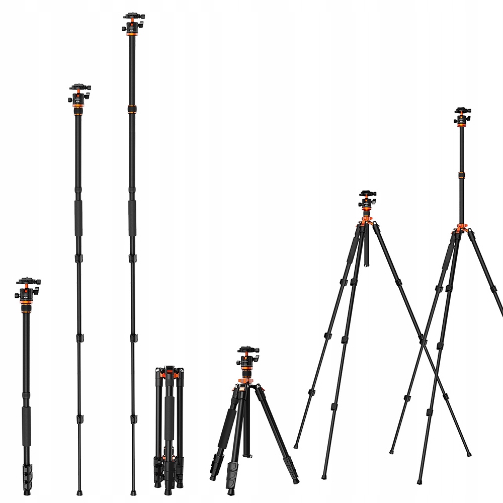 KF STATYW DO APARATU + GŁOWICA KULOWA DO MAKRO PRO Marka K&F Concept