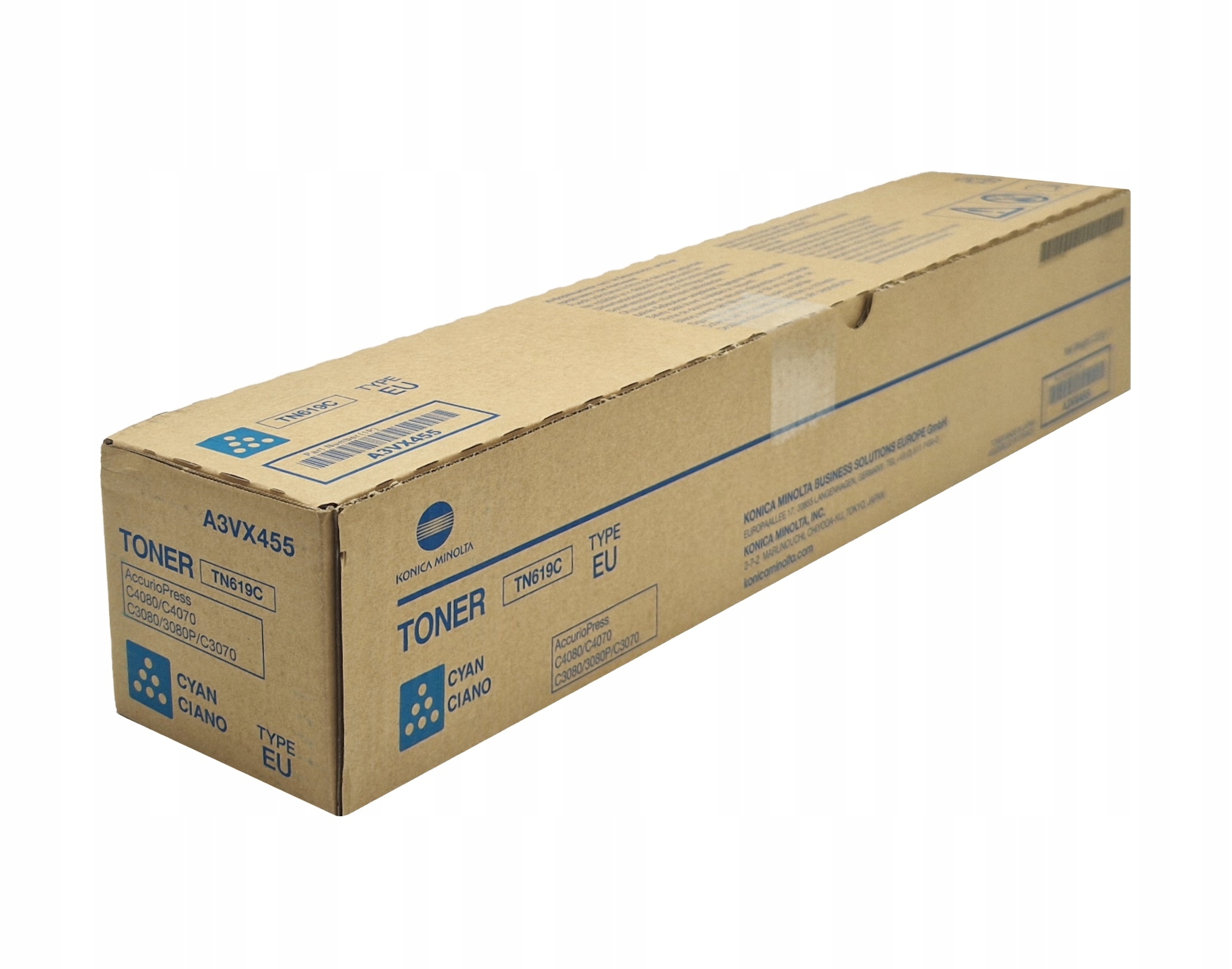 Toner Konica Minolta TN619C Cyan Modrý C3070 C3080 C4070 C4080