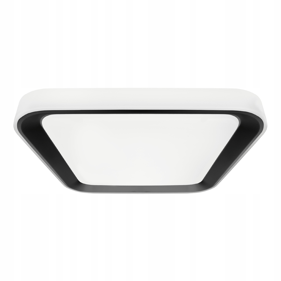 Stropné Svietidlo Milagro Quadro Čierny 66W Led Variabilná 3000K÷6000K IP20