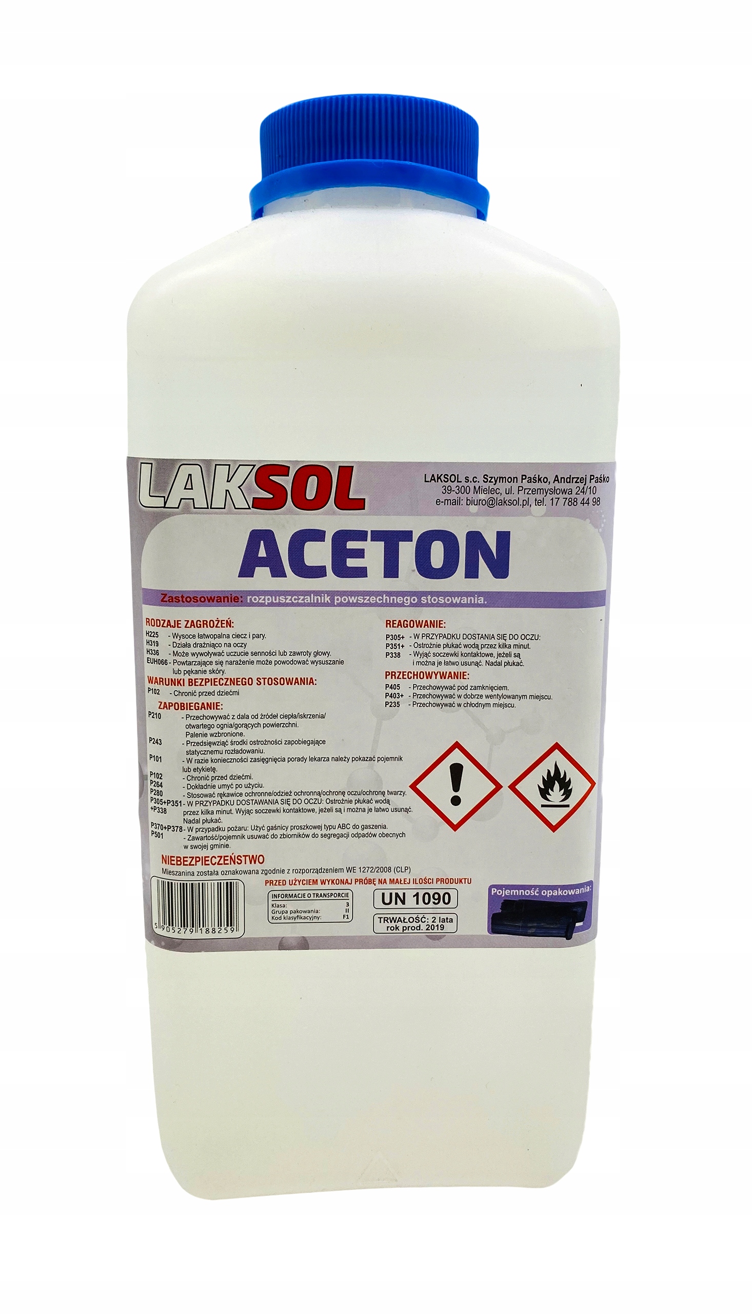 ACETON TECHNICZNY 1000ML