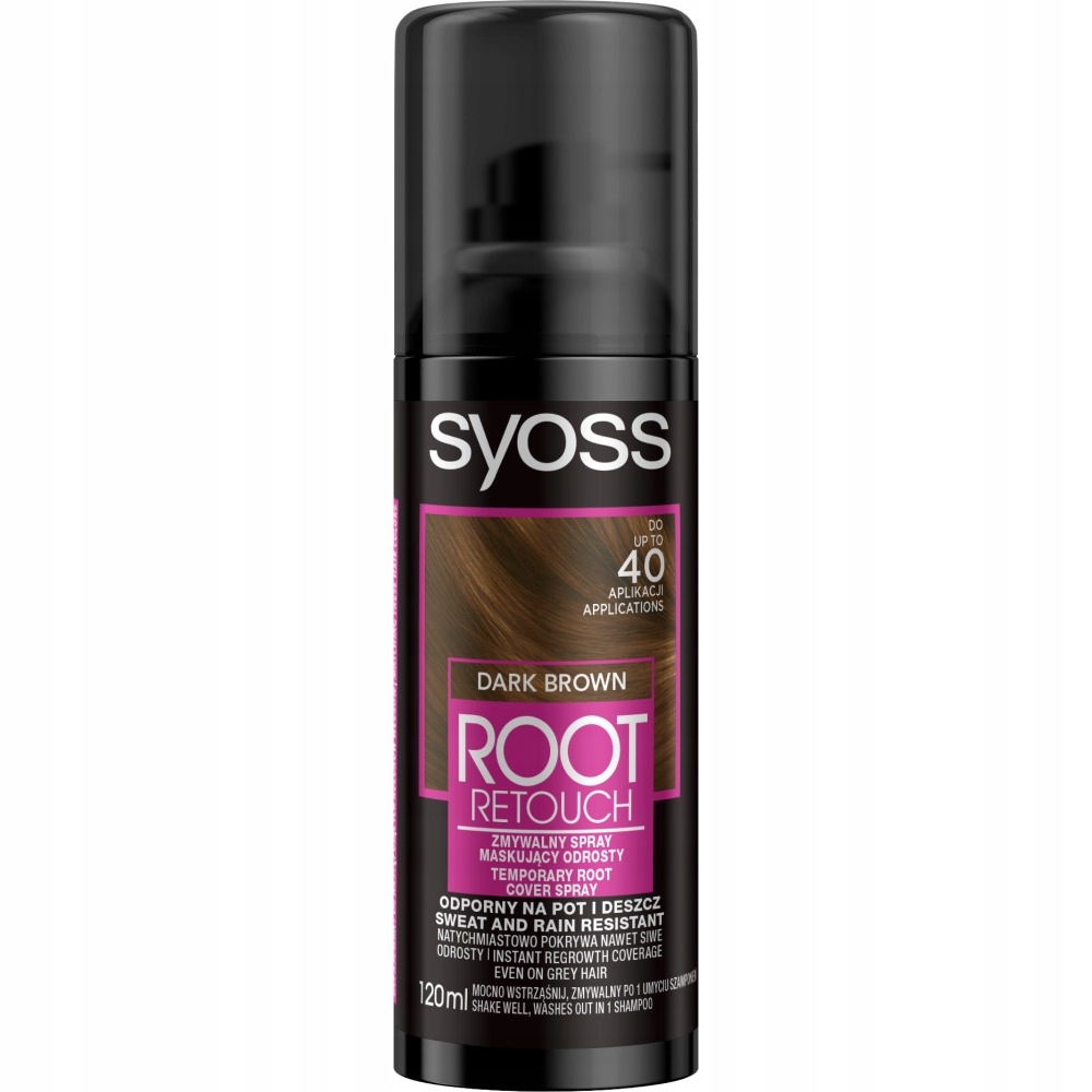 

Syoss spray do maskowania odrostów Ciemny Brąz