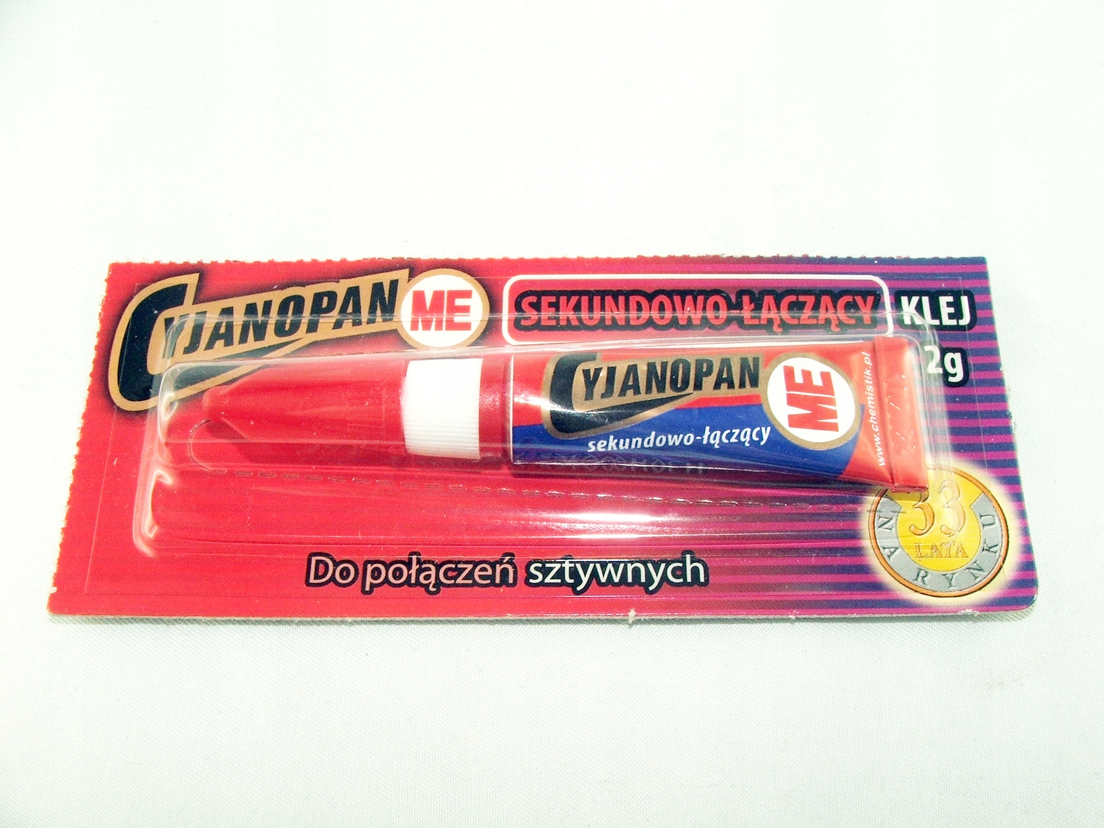 

Klej Cyjanopan-me Sztywny Sekundowy 2g