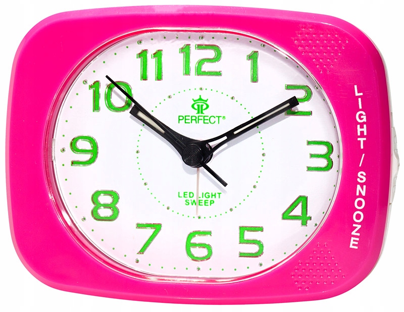 Cichy/Pynący Budzik PERFECT Do Pokoju Dziecięcego