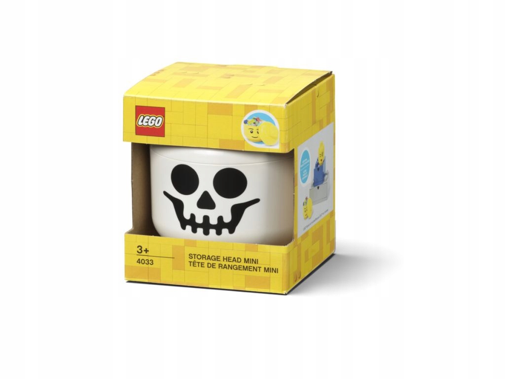 Lego Halloween 40330803 Pojemnik mini głowa Lego Szkieletor