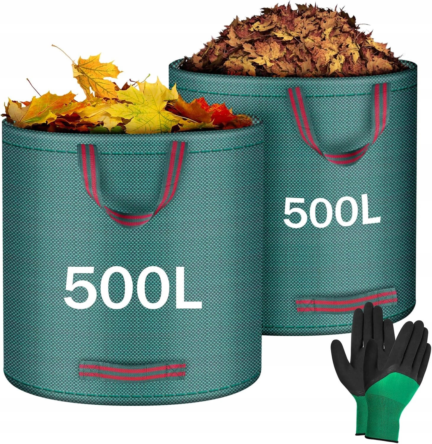 Taška Na Odpad 500 L Polypropylenová Voděodolná Zelená