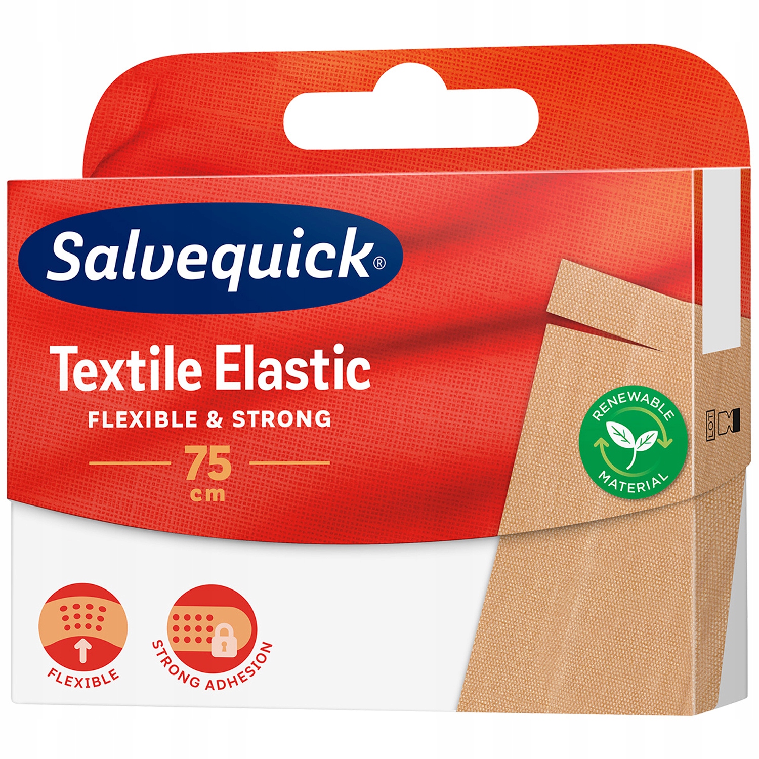 

Salvequick plastry Textile Elastic 75 cm