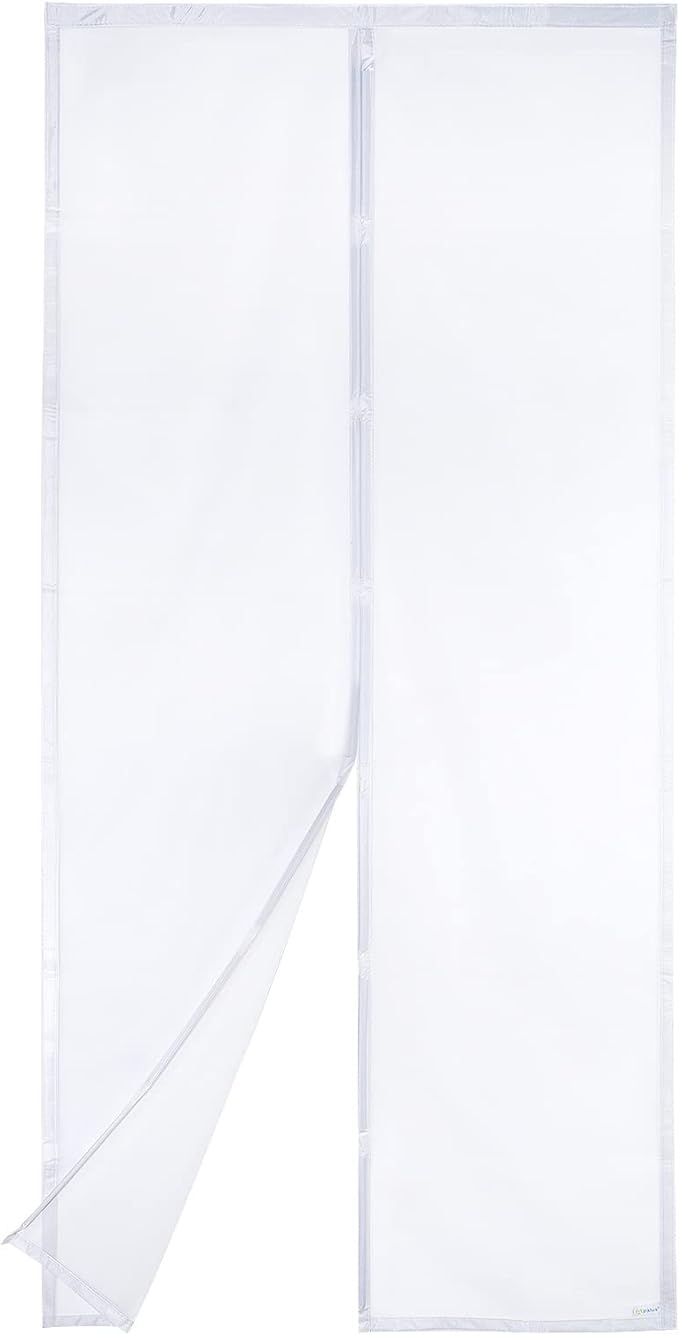 Moskytiéra Apalus 80x210 cm magnetická bílá na dveře bez vrtání
