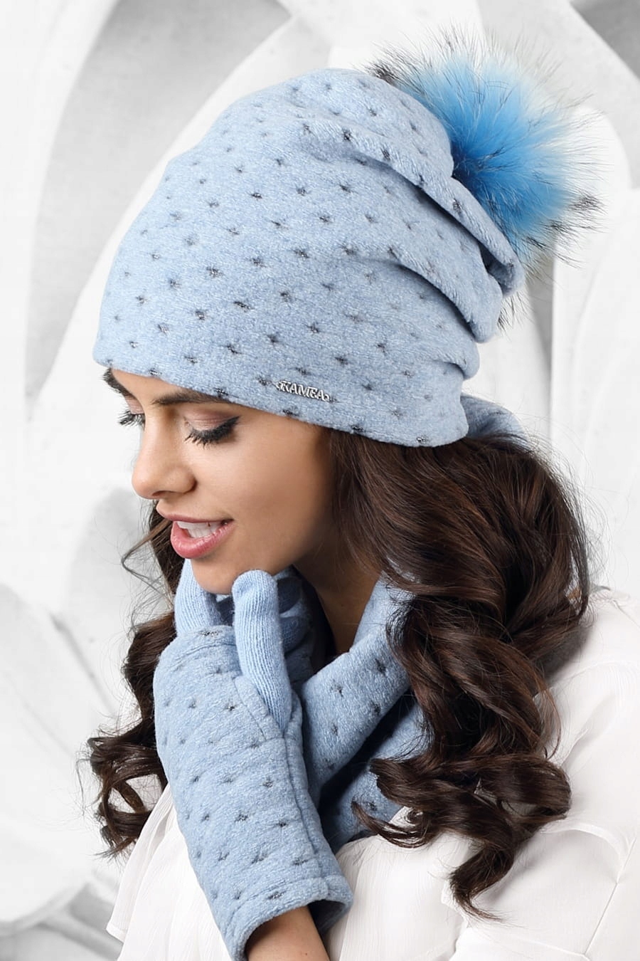 CAL-KOMIN damski błękitny, KAMEA Marka bez marki