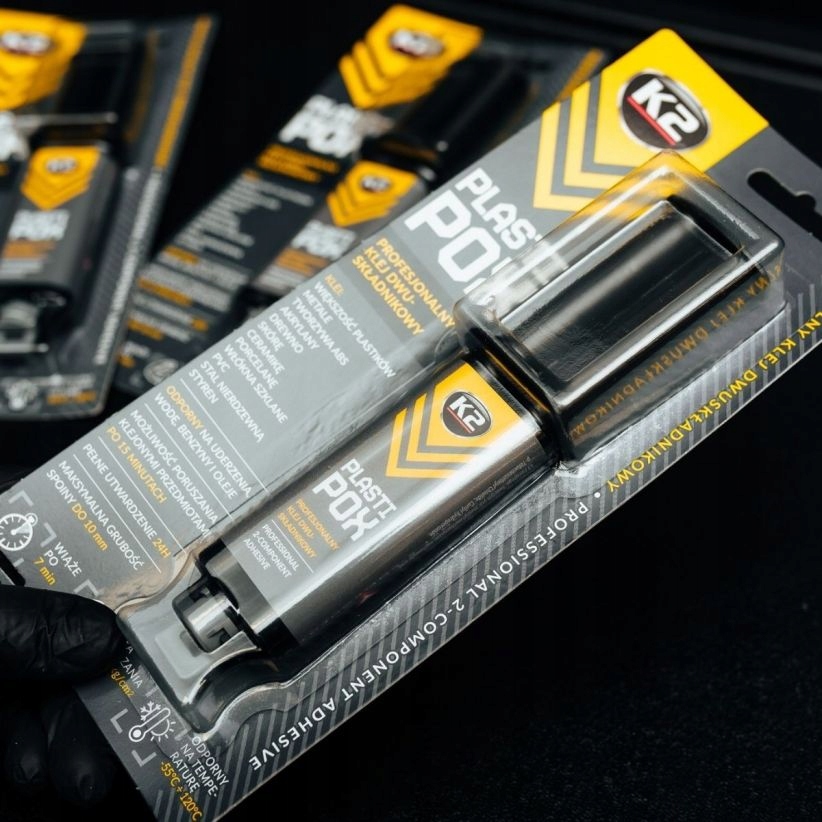 2x K2 PLASTIPOX DWUSKŁADNIKOWY KLEJ DO PLASTIKU Producent K2