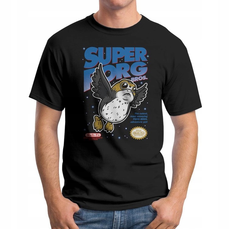 

Koszulka T-Shirt Super Porg Bro M