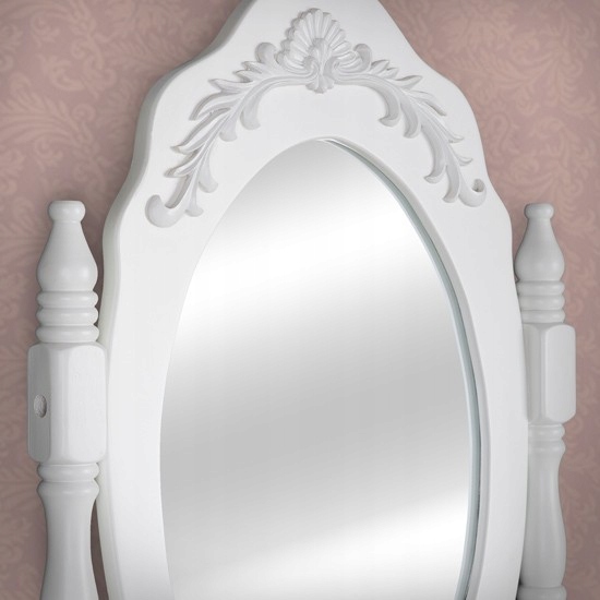 Elegancka TOALETKA KOSMETYCZNA + TABORET 06 Kolekcja Nowoczesna