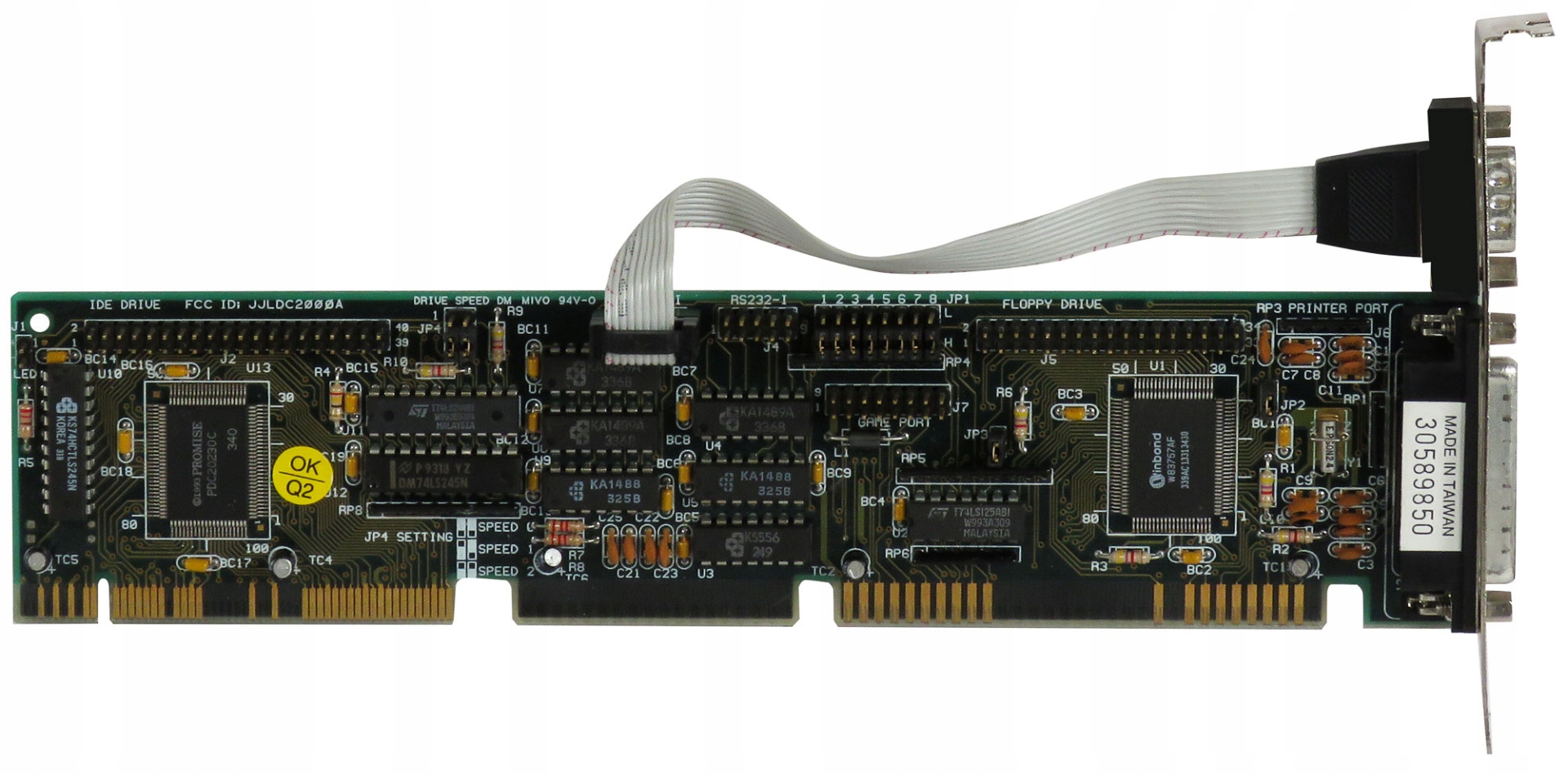 Winbod 2504A I/o Controler Com Lpt Vlb Vesa