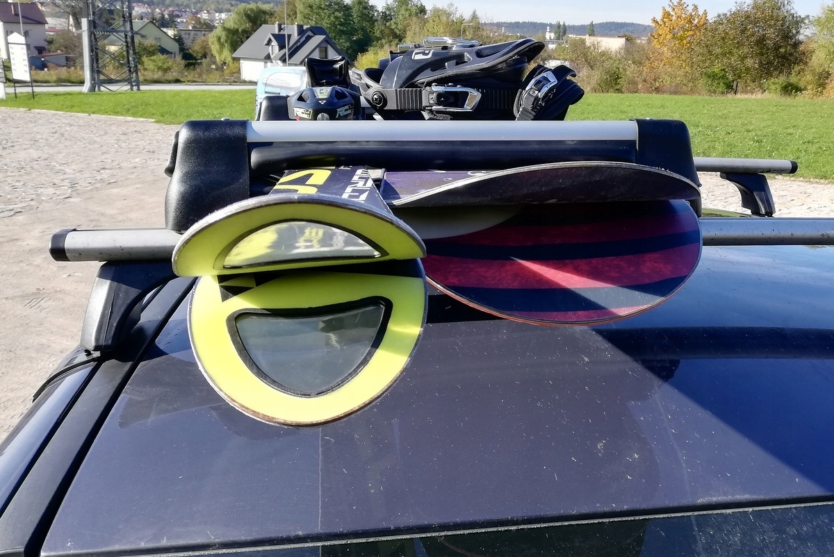 Багажник Taurus SnowUp 600 лижний кронштейн 6nart T-подібні кронштейни для прямокутних балок для овальних балок для аеродинамічних балок