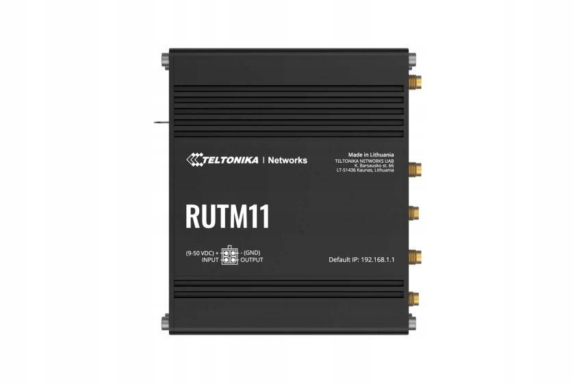 Teltonika RUTM11 (eu) WiFi 4G Lte CAT6 router, RUTM11