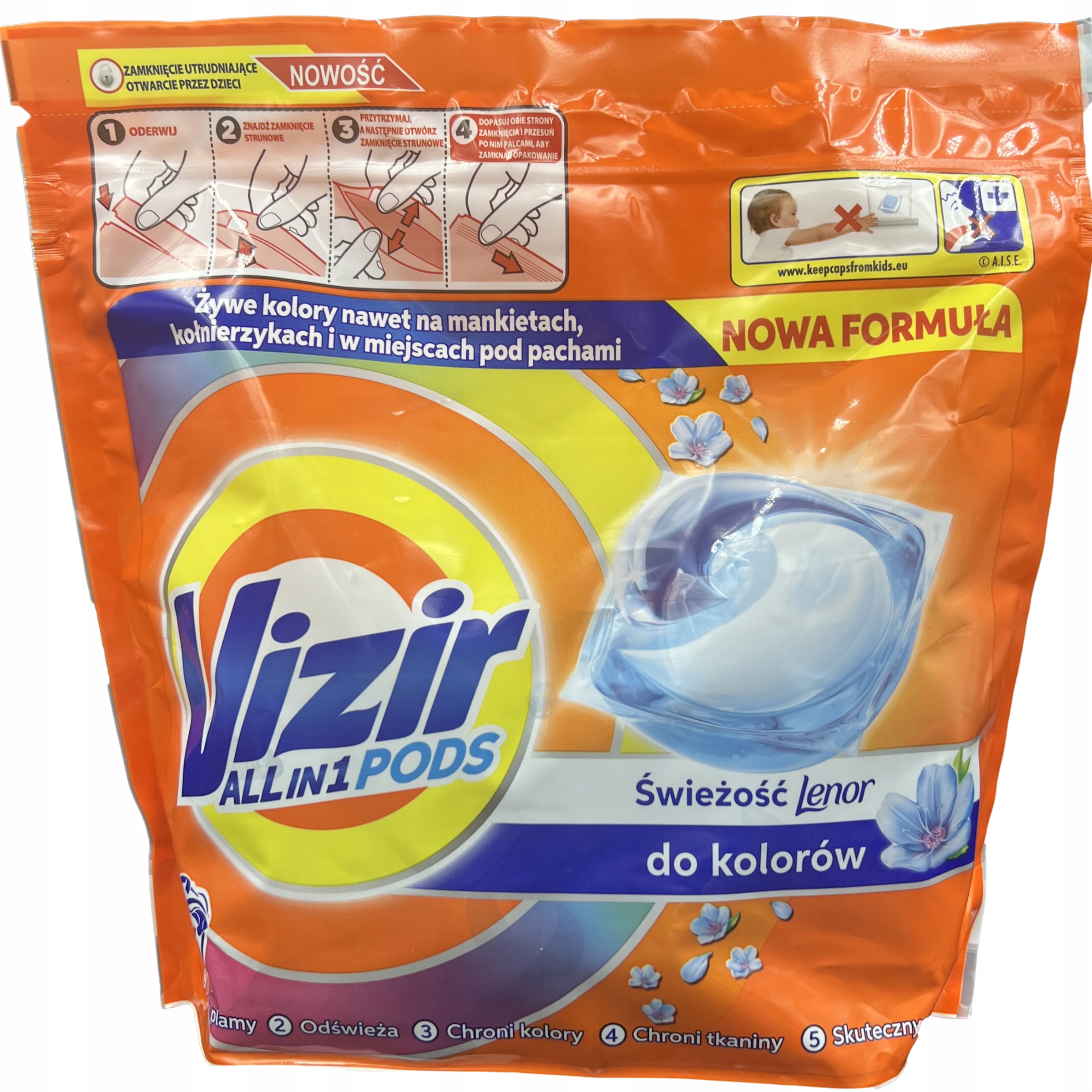 

Vizir All In 1 Świeżość Lenor Kapsułki Kolor 36 Sz