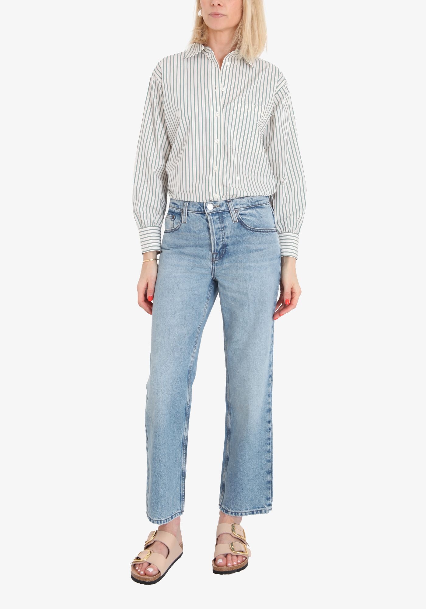 Džíny Frame The Slouchy Straight Divine 30