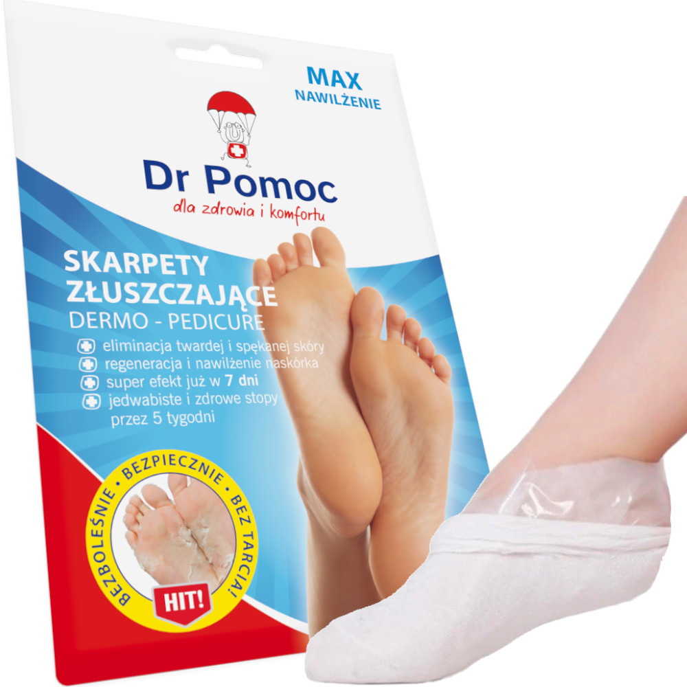 

Dr Pomoc Skarpety Złuszczające max nawilżenie