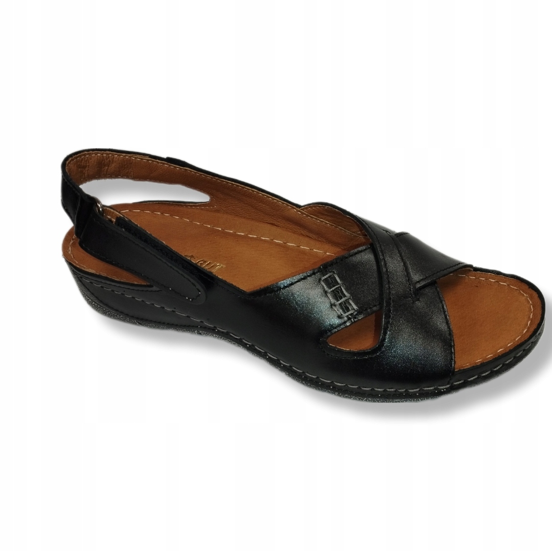 Wielbut Dámské Sandály 531 Kůže černé VEL.40