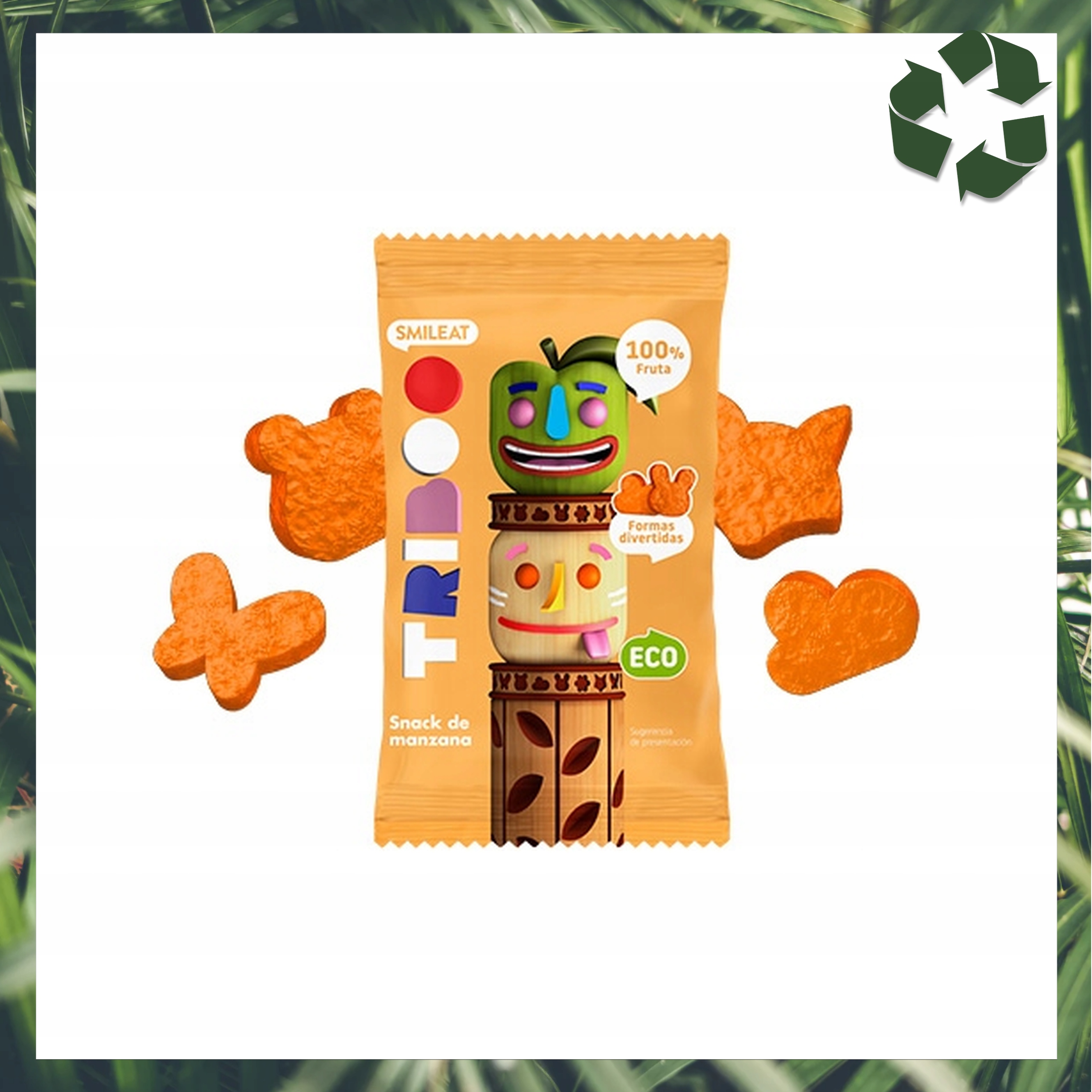 Przekąska Owocowa dla Dzieci Zdrowa Żelki Owocowe Bez Cukru JABŁKO BIO 25g Marka Smileat