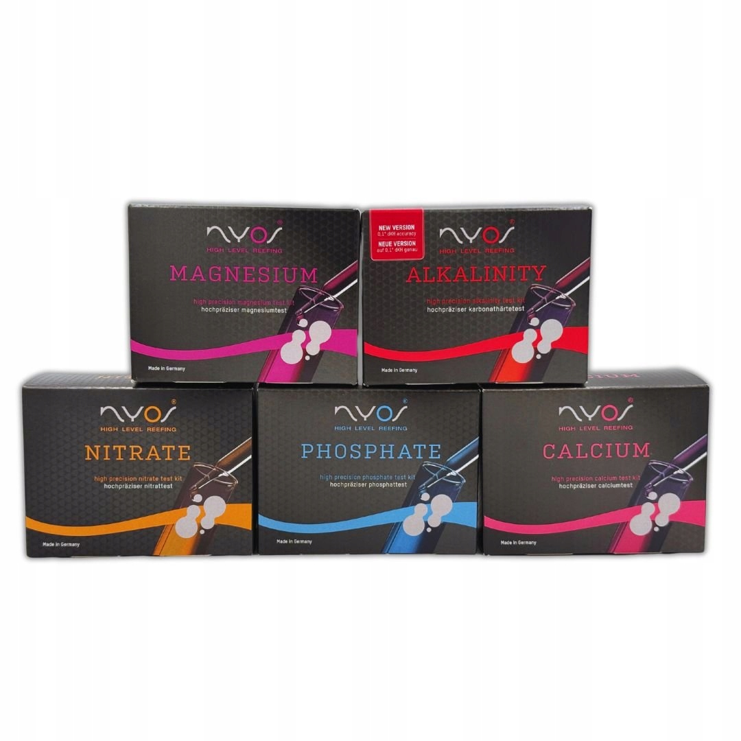 Kompletní Sada Kapkových Testů Pro Mořské Akvárium Nyos