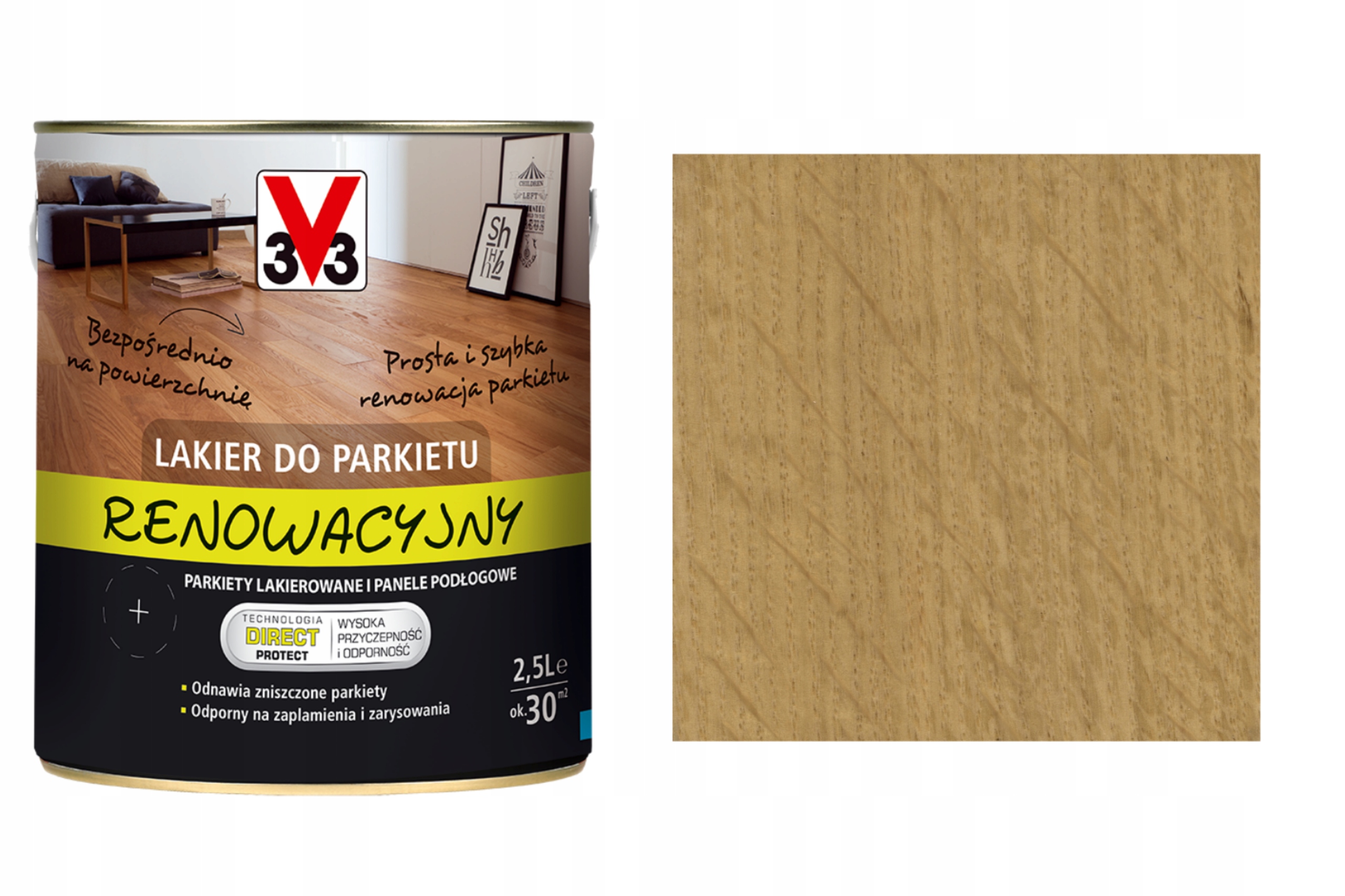 

V33 Lakier Do Parkietu Renowacyjny Mat 2,5L