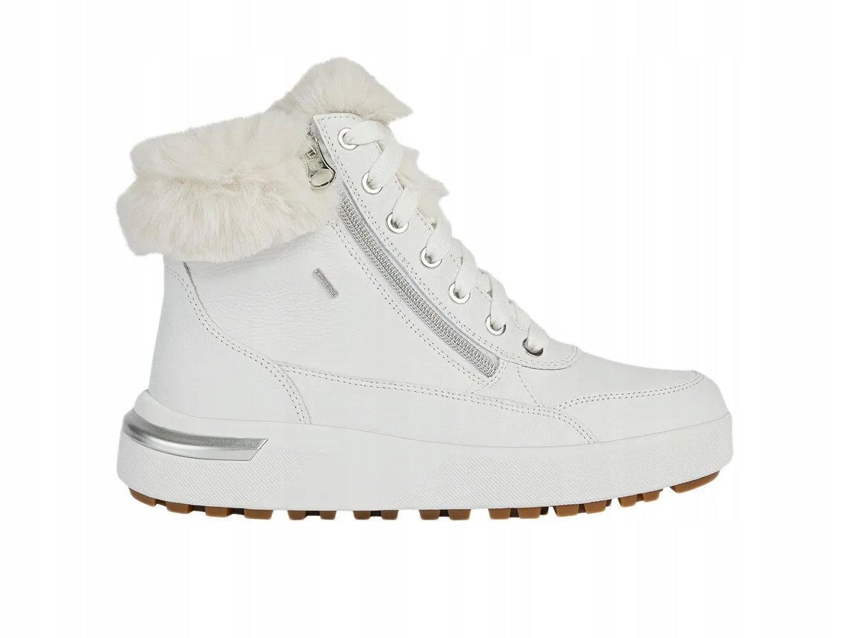 Geox Bílá dámská kotníková obuv Geox Dalyla Abx