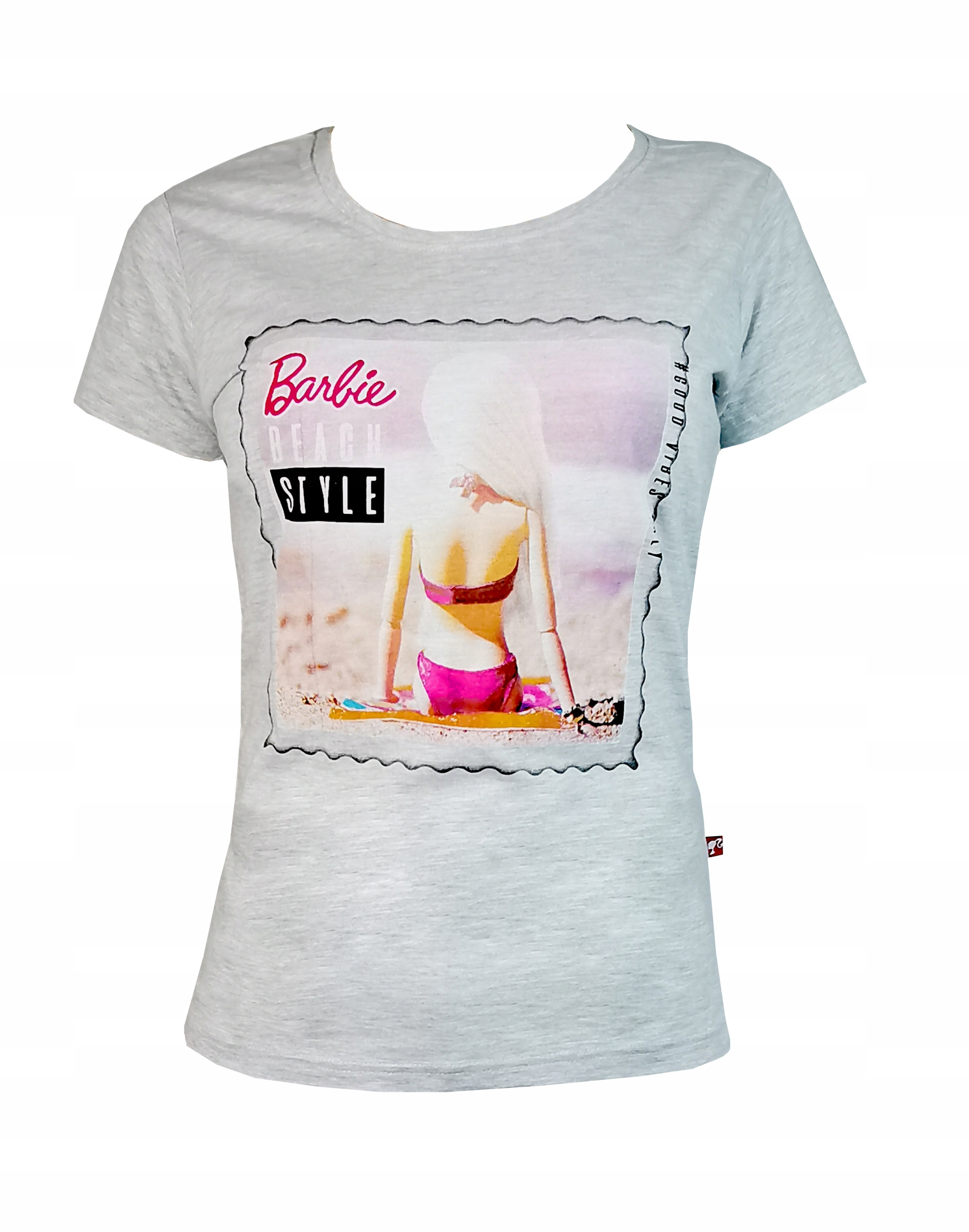 

T-shirt Koszulka Barbie damska szara M