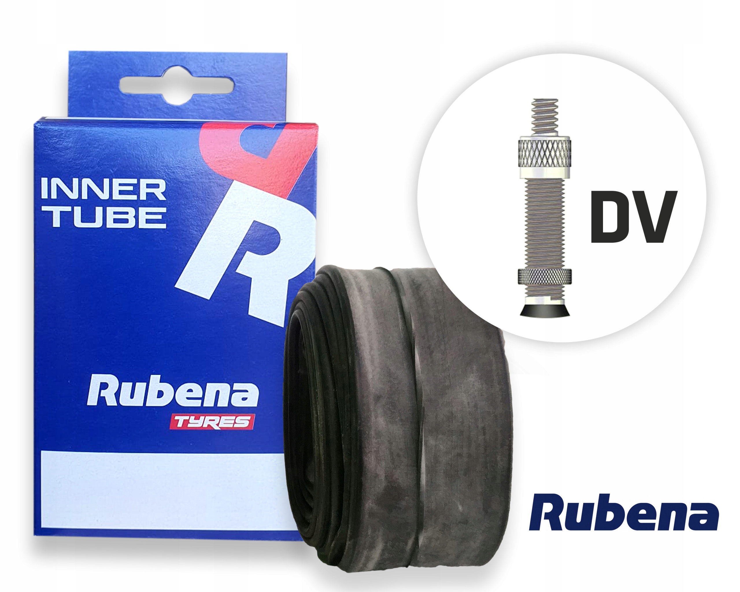 Dętka rowerowa Rubena DV35 12 1/2'' x1,75-2,45'' (47/62-203)