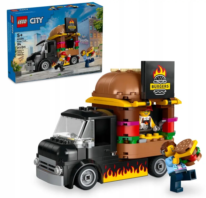 Lego City 60404 Nákladní auto s burgery stavebnice